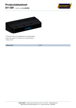 811sh_datasheet_nl.pdf