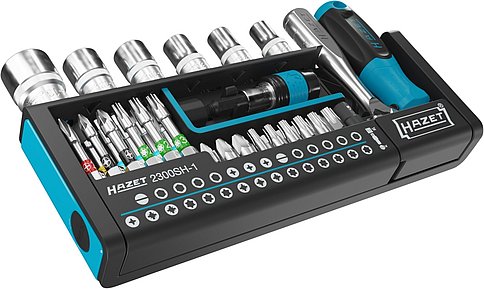 Vista dello SmartHolder con tutta la gamma di chiavi a bussola